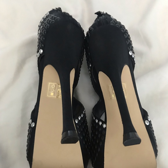 Studded Black Heels from Bebe - Picture 6 of 6